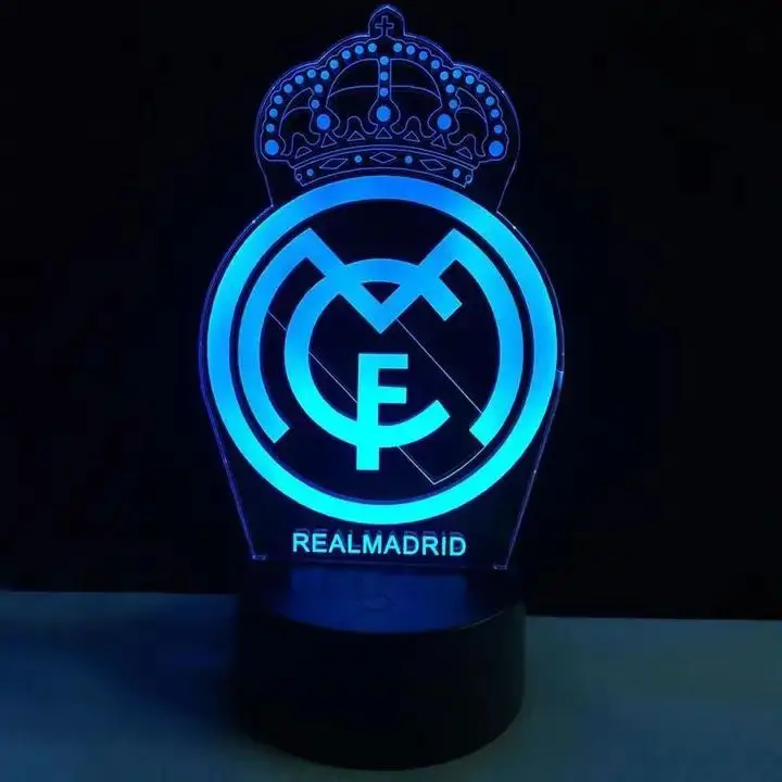 Lámparas LED escudos de fútbol