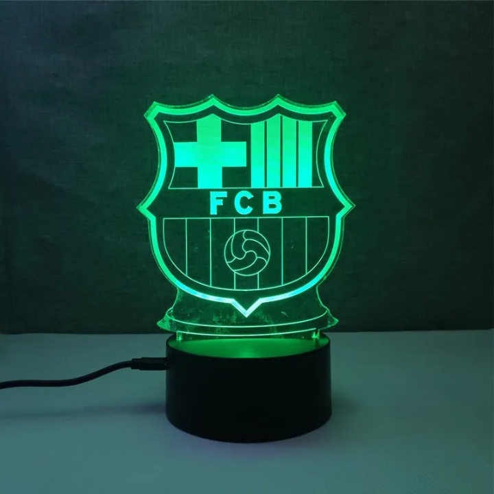 Lámparas LED escudos de fútbol